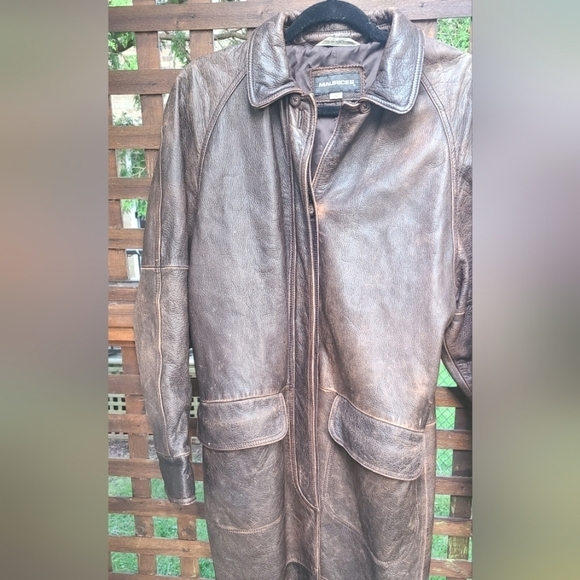 Vintage Maxi Leather Jacket - Picture 11 of 11
